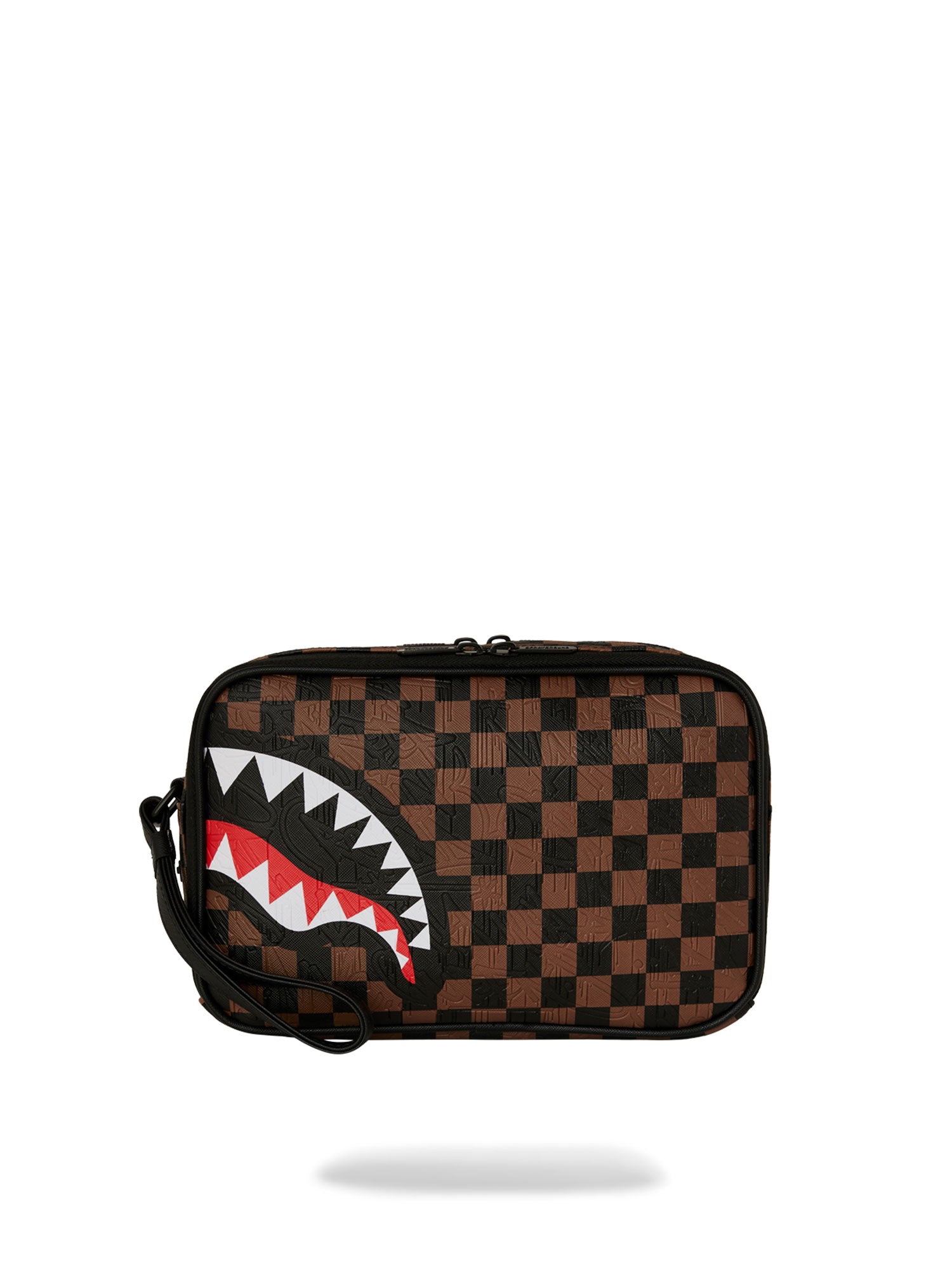 SPRAYGROUND CHECK 2 EMBOSS TOILETRY BAG