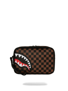  SPRAYGROUND CHECK 2 EMBOSS TOILETRY BAG