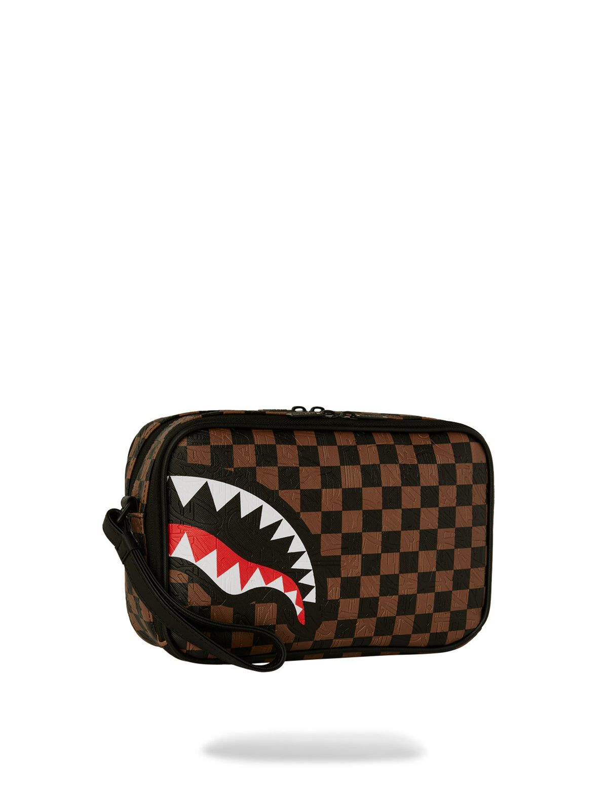 SPRAYGROUND CHECK 2 EMBOSS TOILETRY BAG
