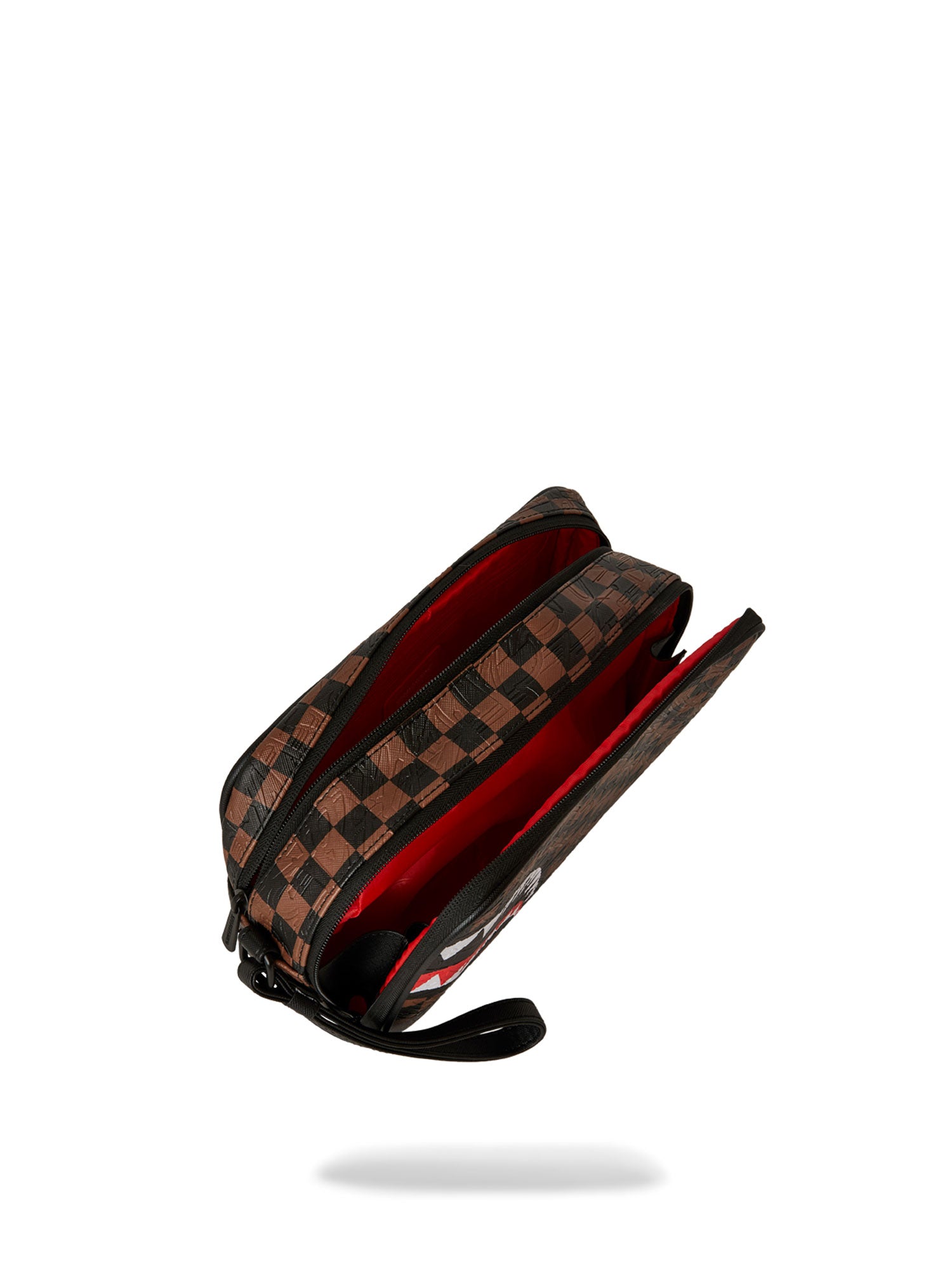 SPRAYGROUND CHECK 2 EMBOSS TOILETRY BAG