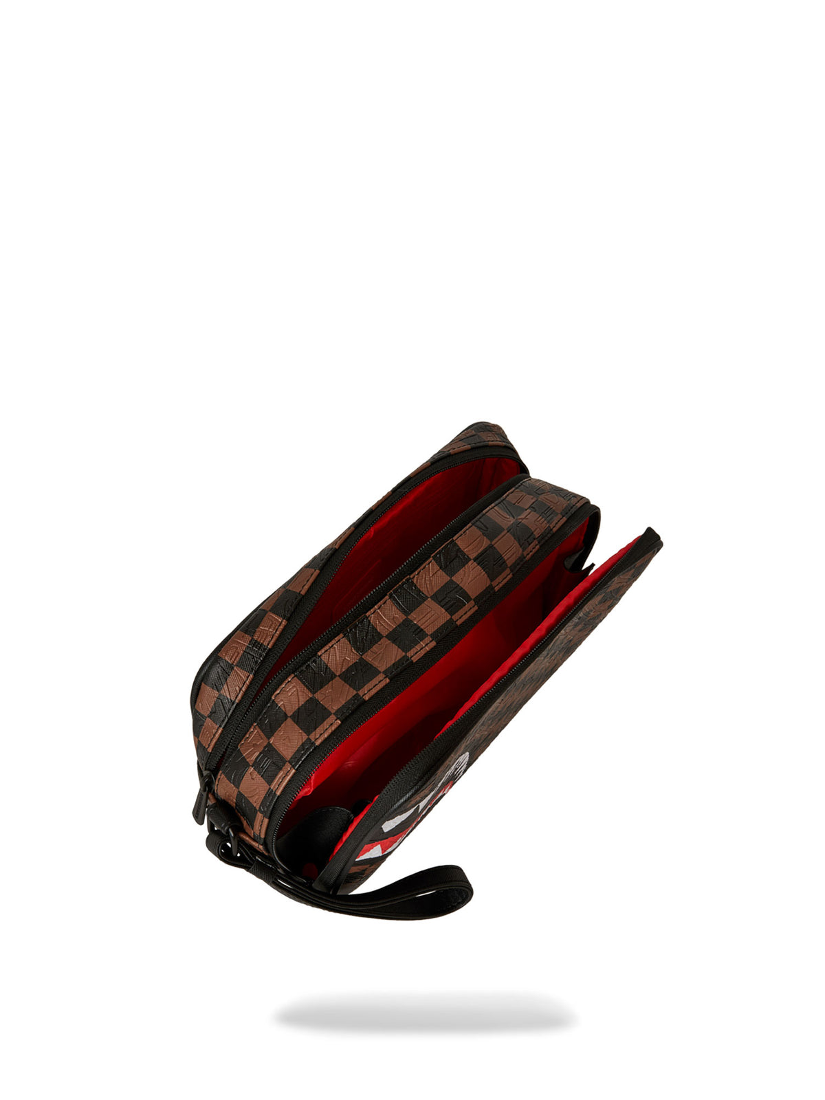 SPRAYGROUND CHECK 2 EMBOSS TOILETRY BAG