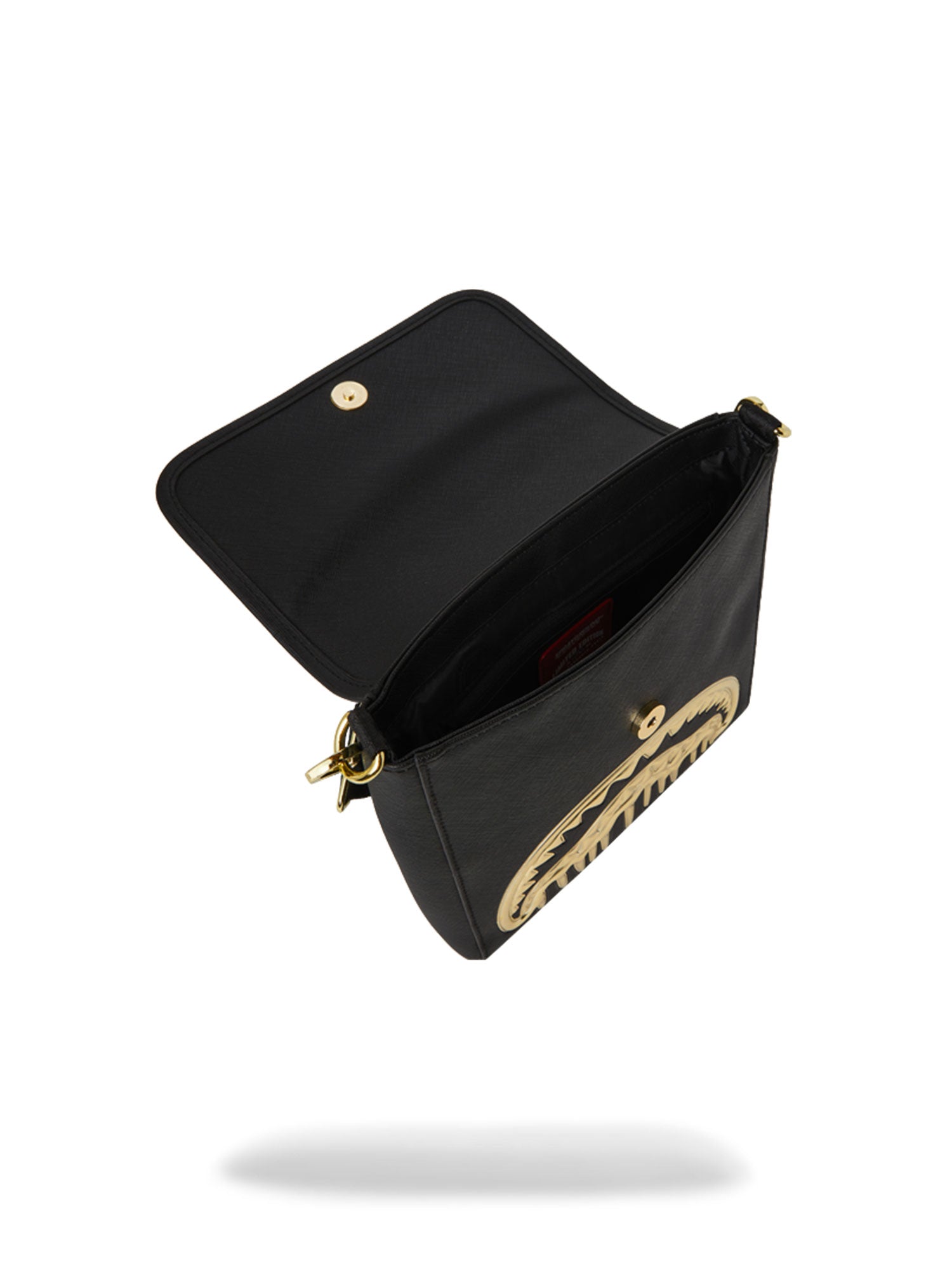 SPRAYGROUND GOLD AND DANGEROUS MESSENGER BAG