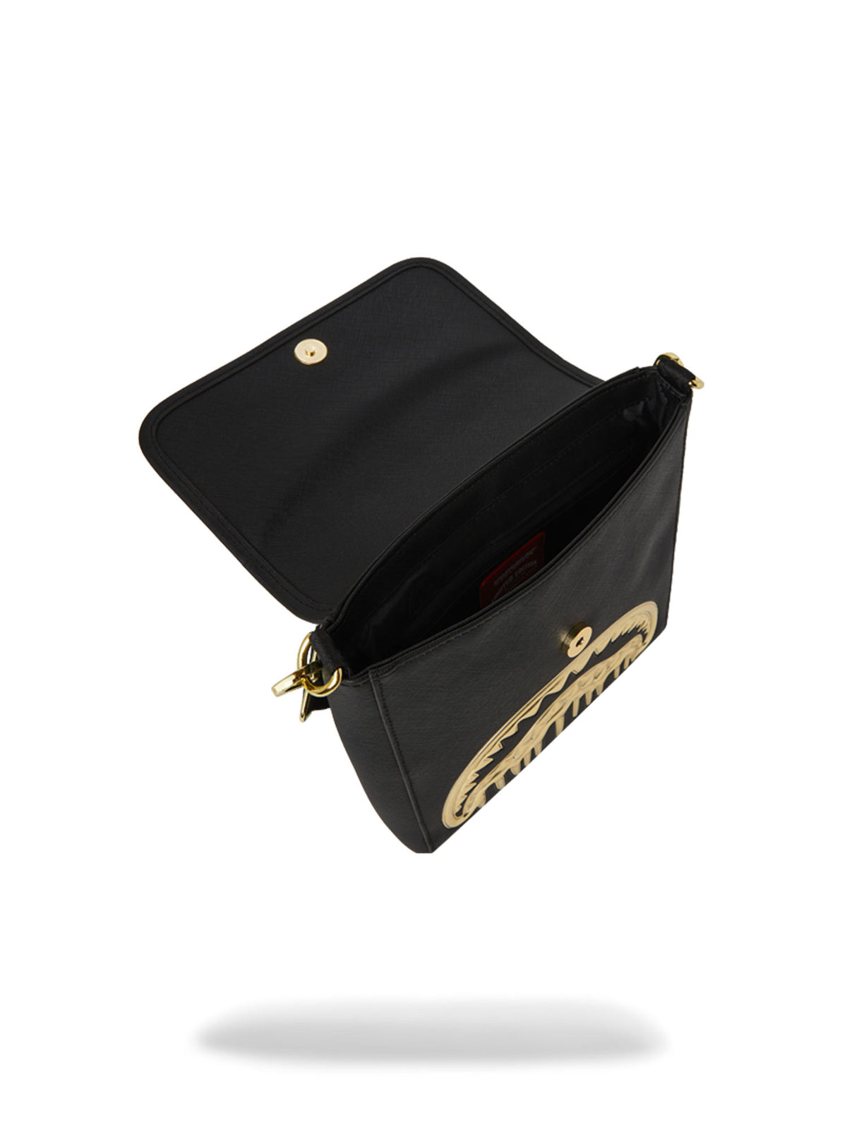 SPRAYGROUND GOLD AND DANGEROUS MESSENGER BAG