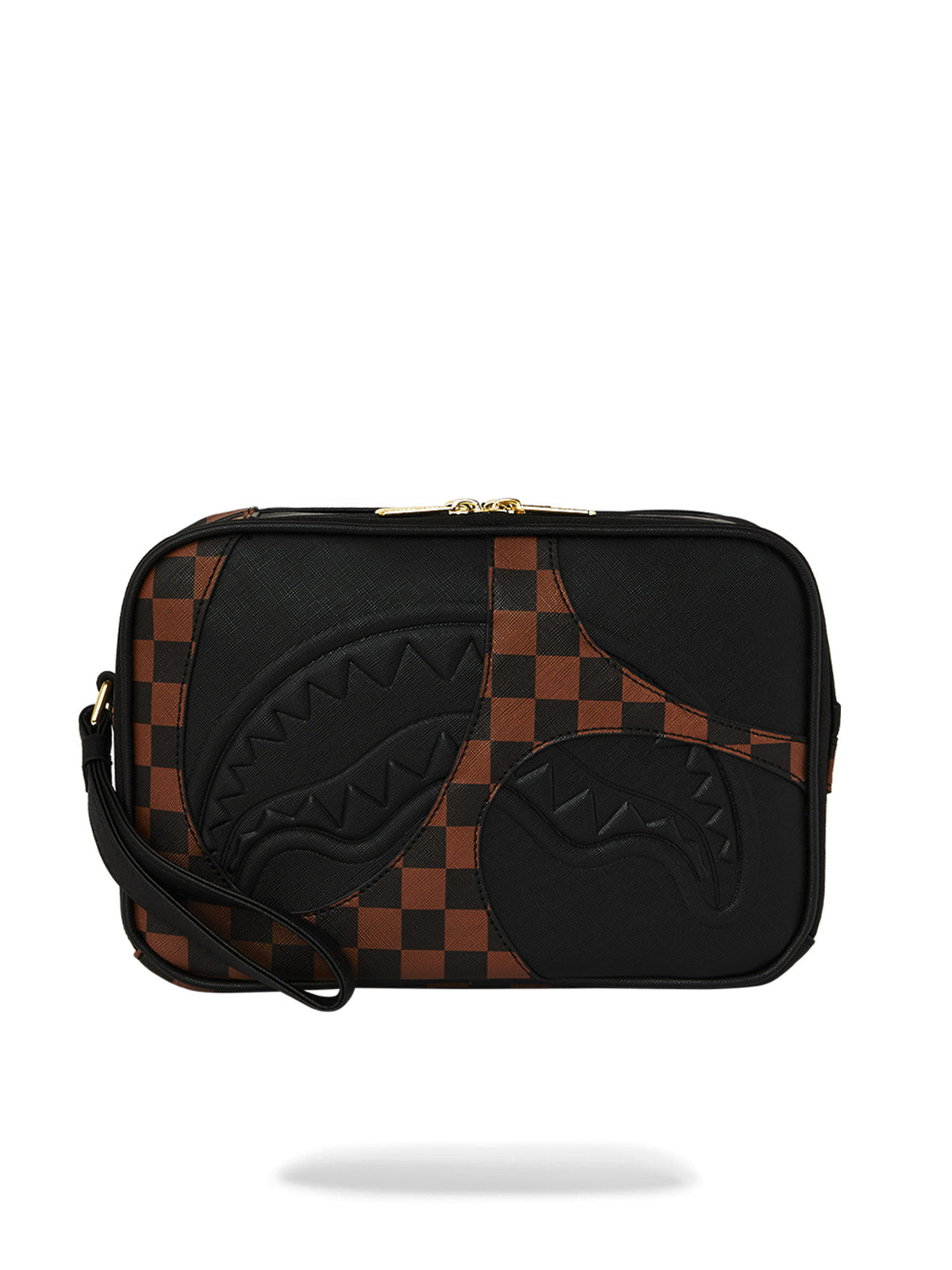 SPRAYGROUND JETSTREAM BROWN TOILETRY BAG