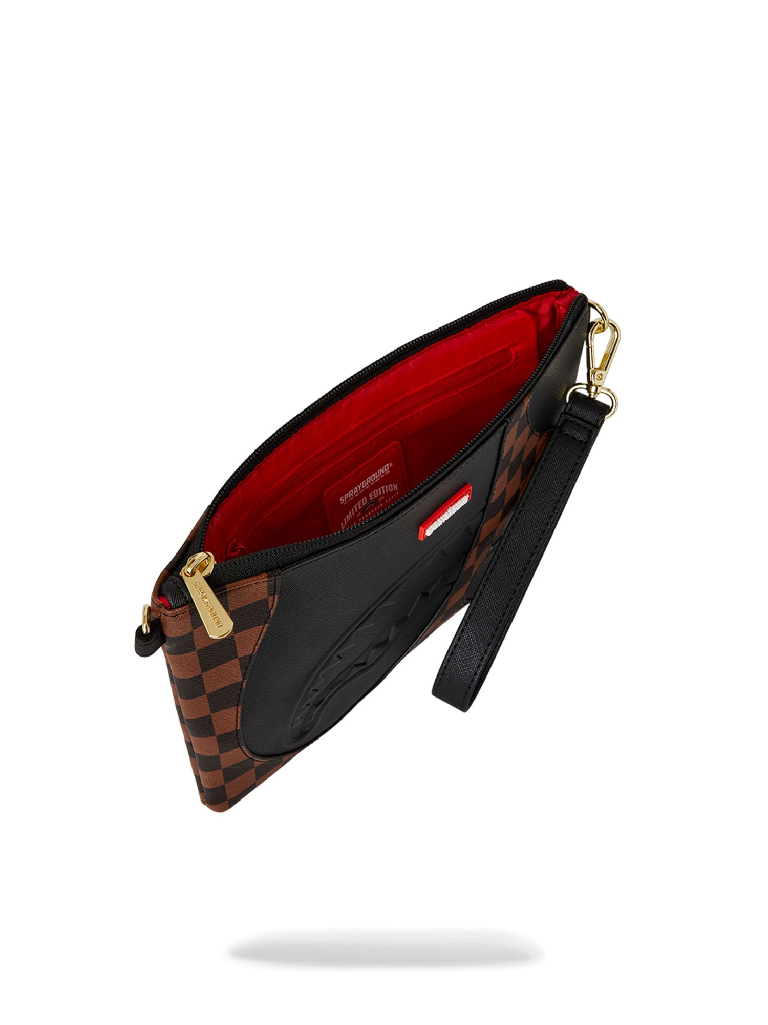 SPRAYGROUND JETSTREAM BROWN CROSSOVER CLUTCH