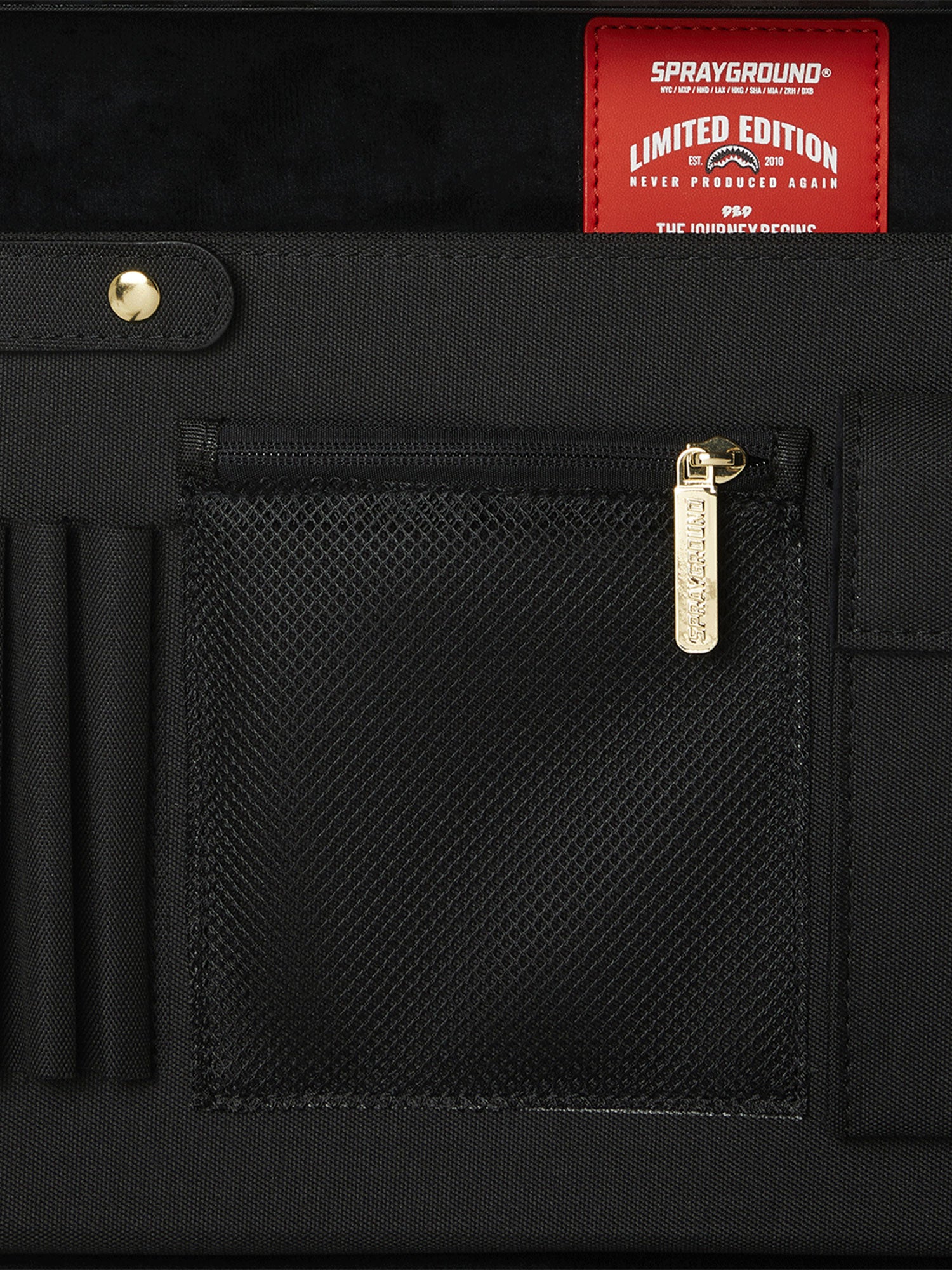 SPRAYGROUND SPRITZ BLACK BRIEFCASE
