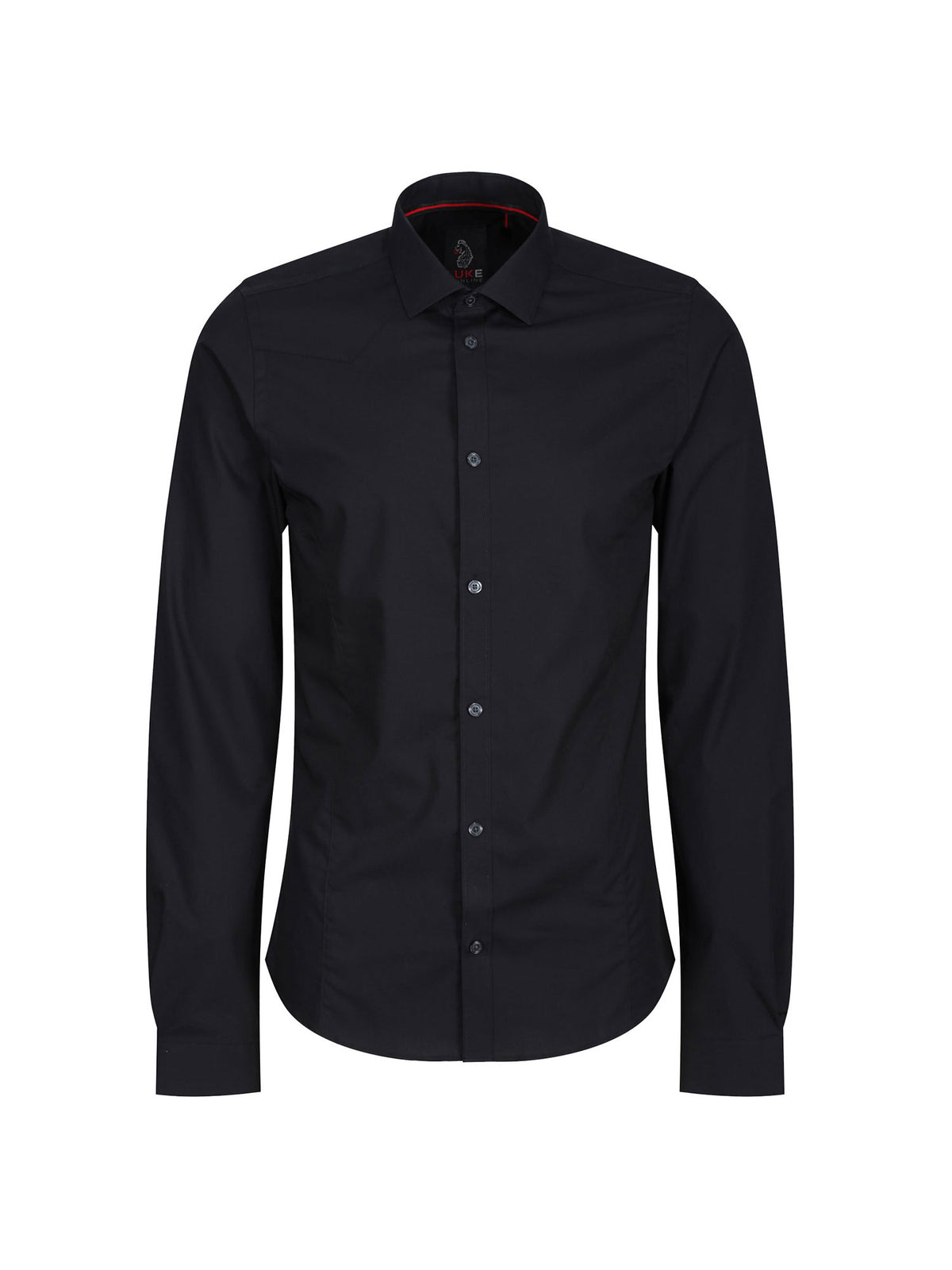 The Butchers Pencil Slim Fit Smart Shirt - Black