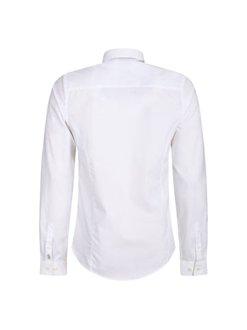 The Butchers Pencil Slim Fit Smart Shirt - White