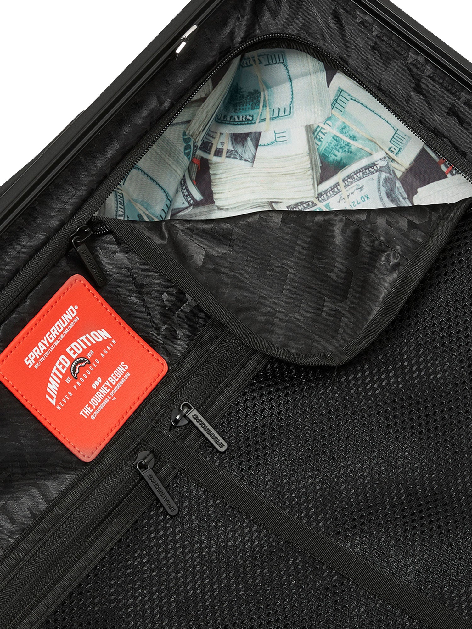 MIDNIGHT MAGIC SHARKS IN PARIS HARD SHELL CARRY-ON LUGGAGE