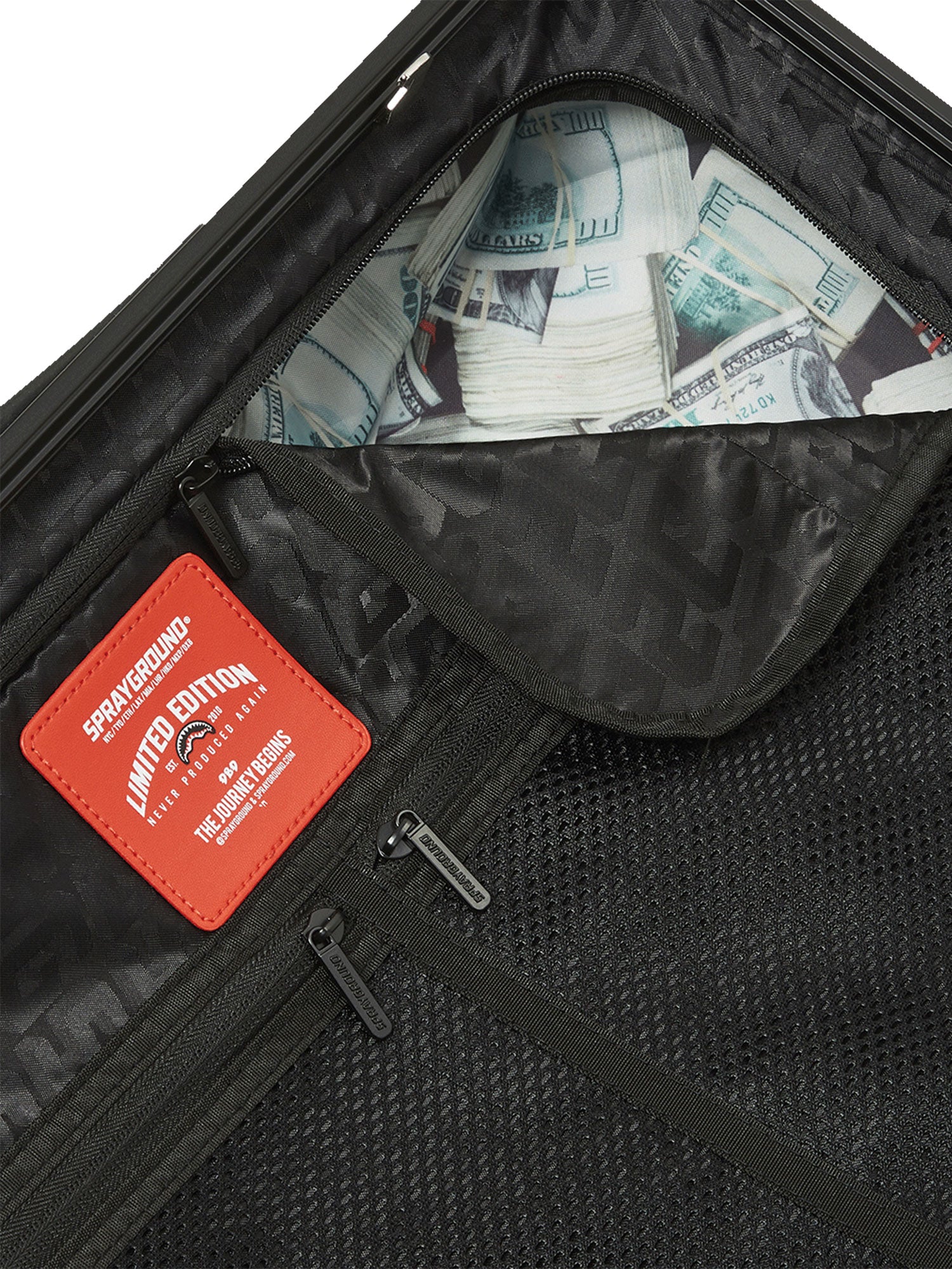 SPRAYGROUND MIDNIGHT SHADOW CARRY-ON LUGGAGE