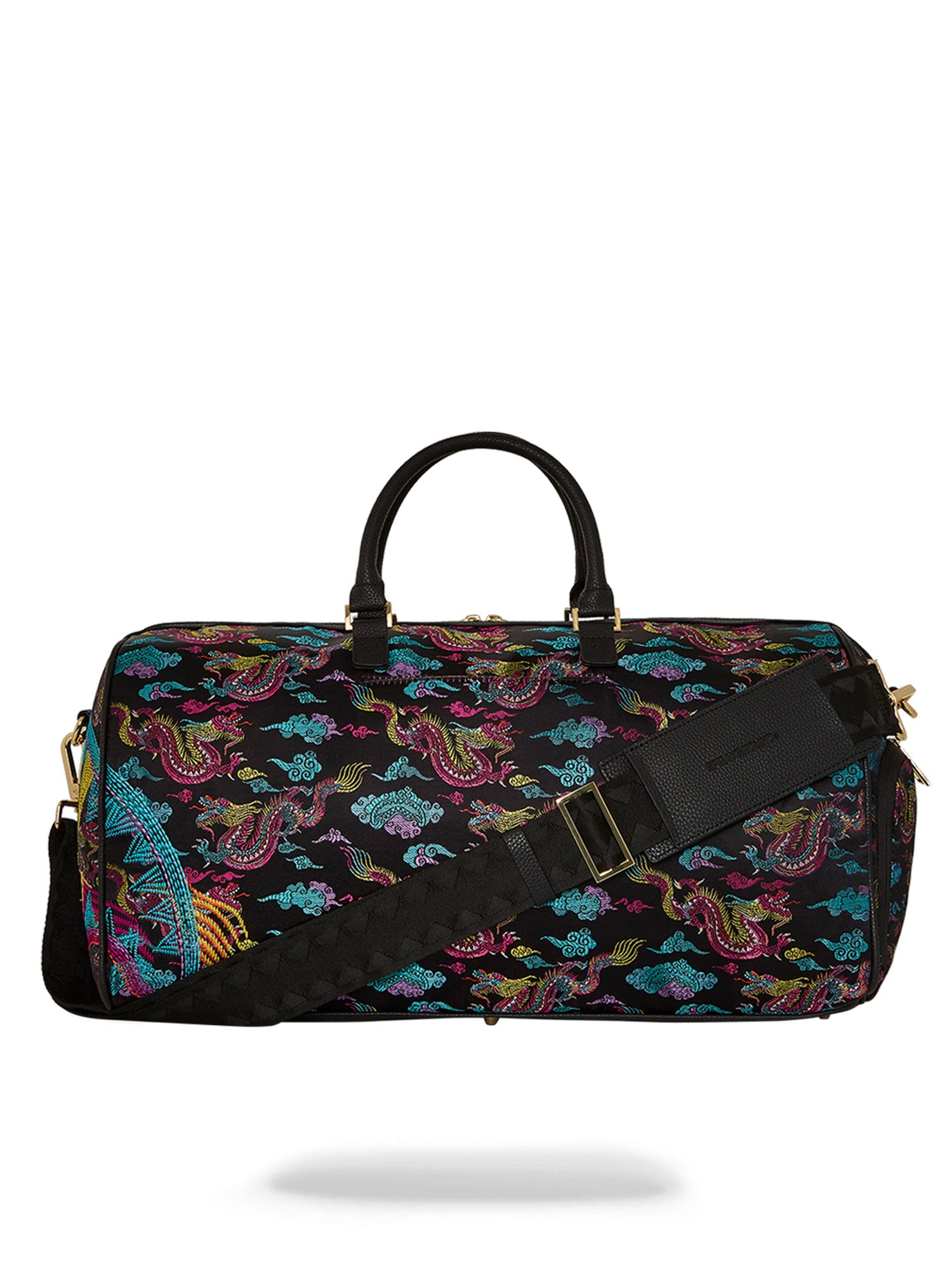 SPRAYGROUND EMBROIDERED DRAGONS DUFFLE