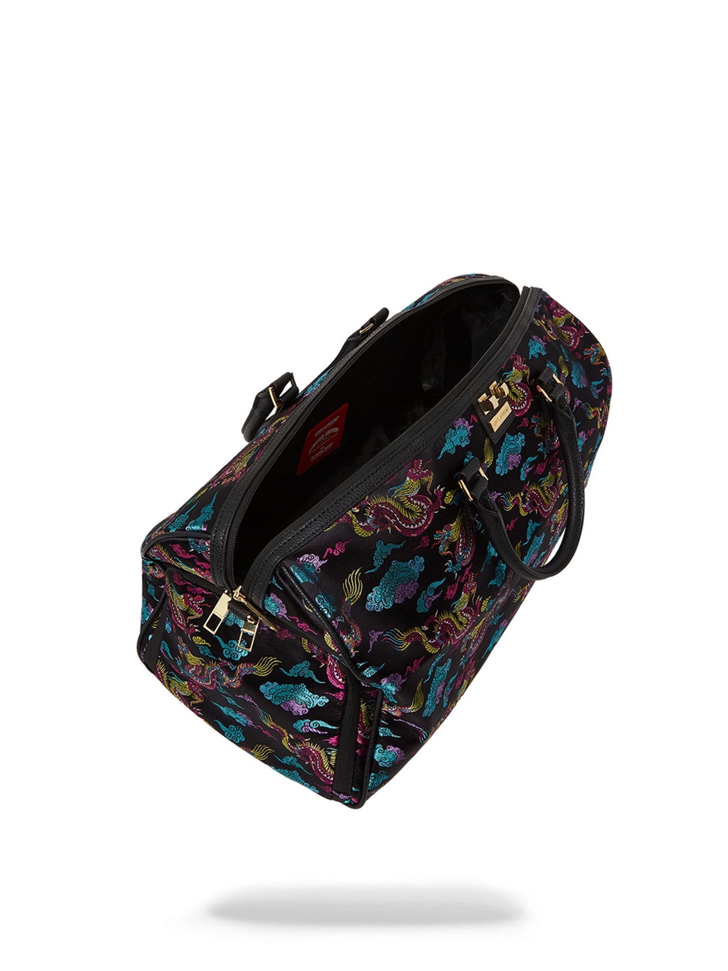 SPRAYGROUND EMBROIDERED DRAGONS DUFFLE