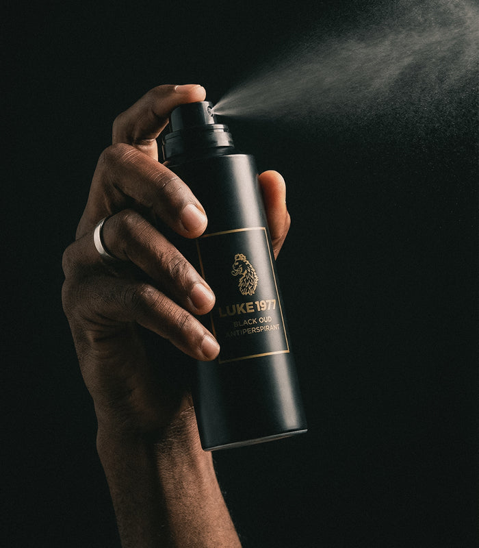 Men's black fragrance.