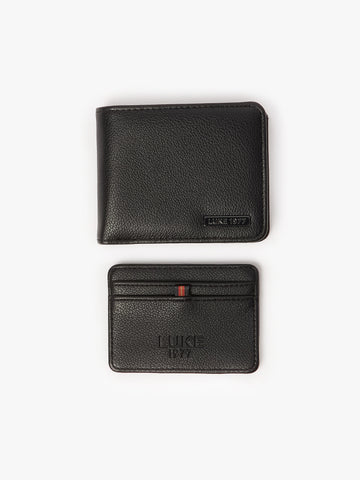 Men's black wallet.