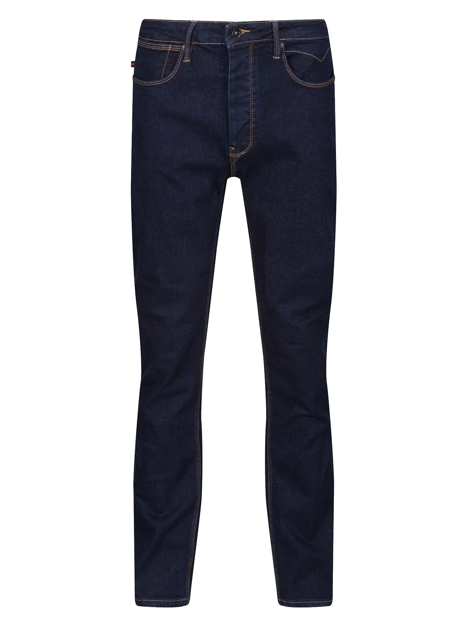 FREDDIE FAST Men's Denim Jeans Regular, Short, Long Dark Blue