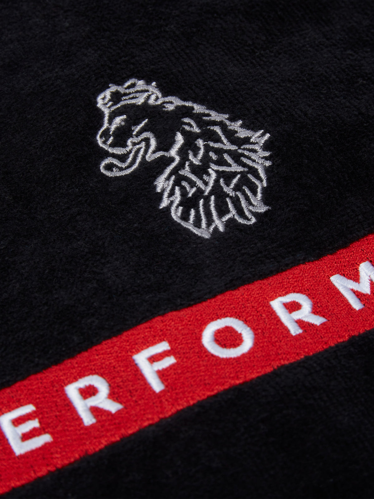 Men's black merchandise.