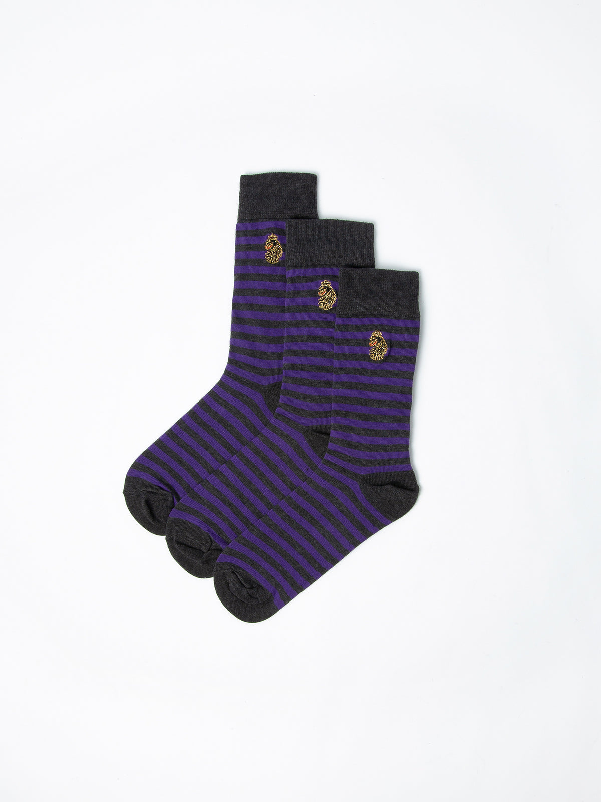 Men's purple socks.
