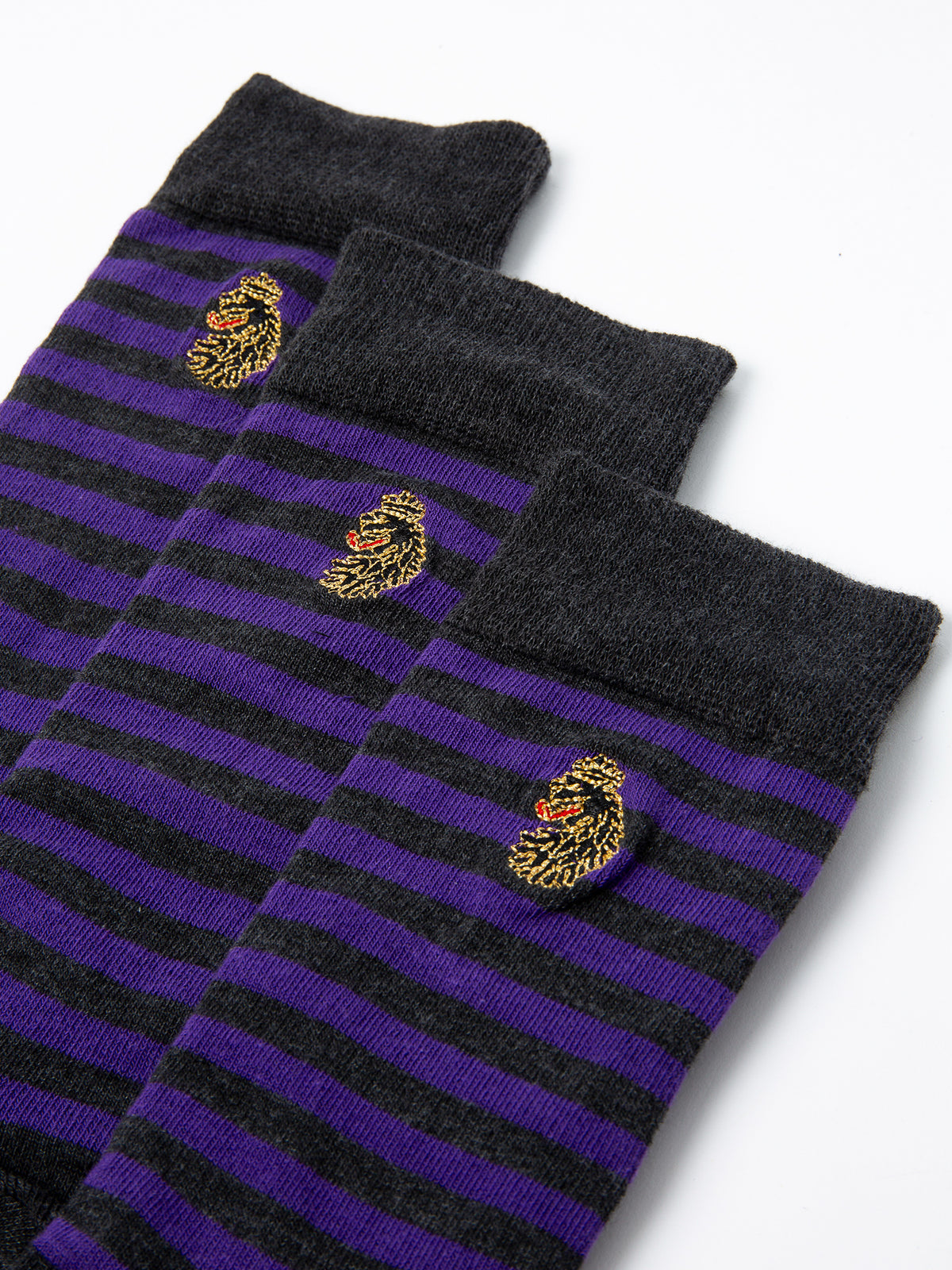 Men's purple socks.