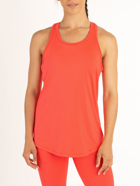 Débardeur De Running Femme TCA Sans Manches Orange - Neuf Avec étiquettes