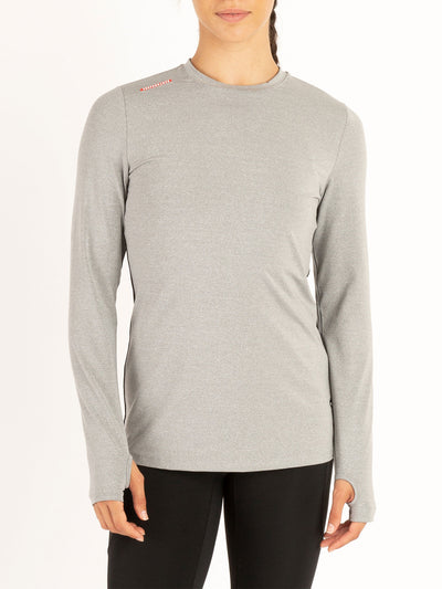 WOMENS LONG CORE LONGSLEEVE GYM T-SHIRT