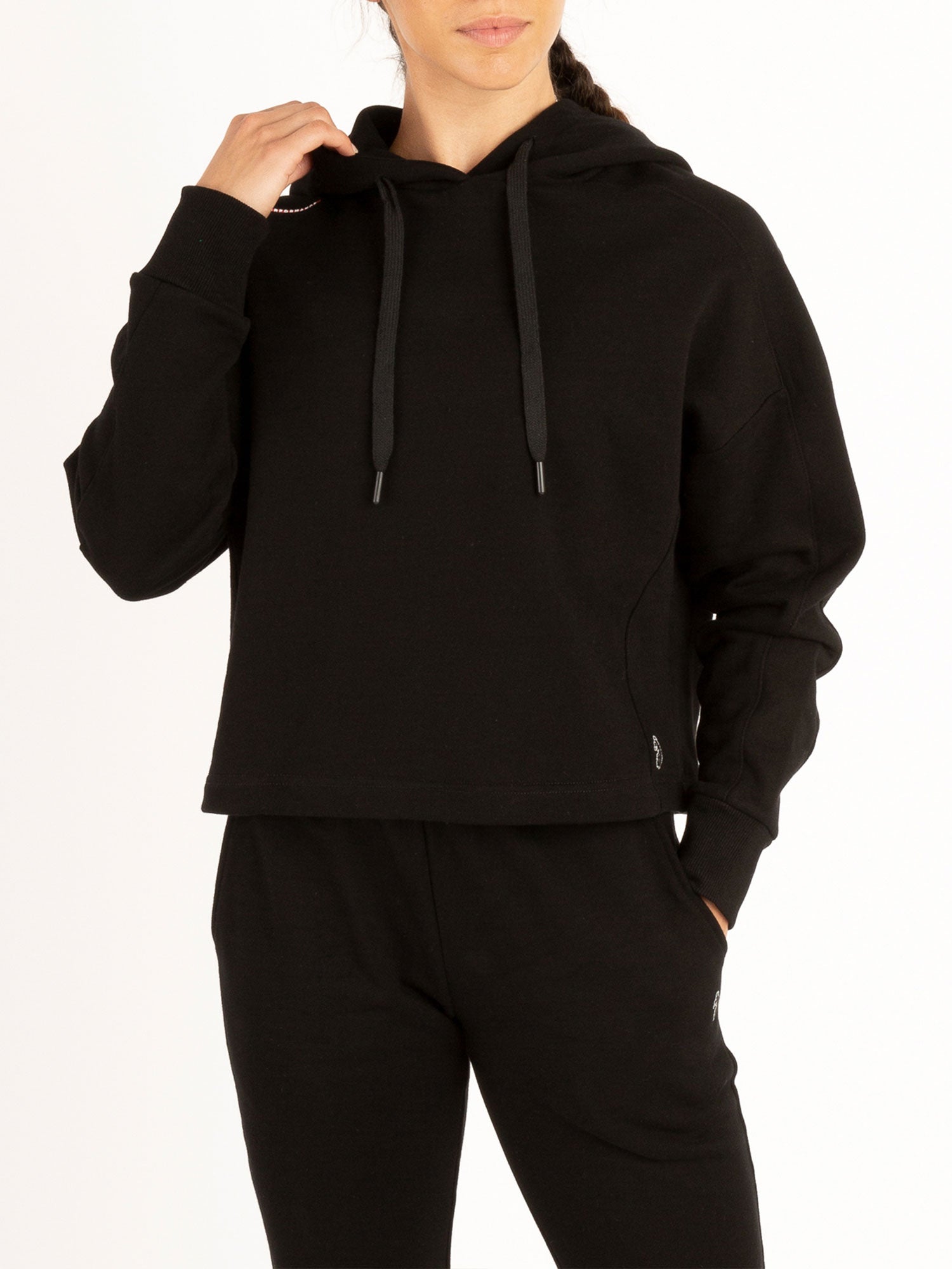 WOMENS COBRA CROPPED WORKOUT HOODIE