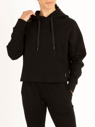 WOMENS COBRA CROPPED WORKOUT HOODIE