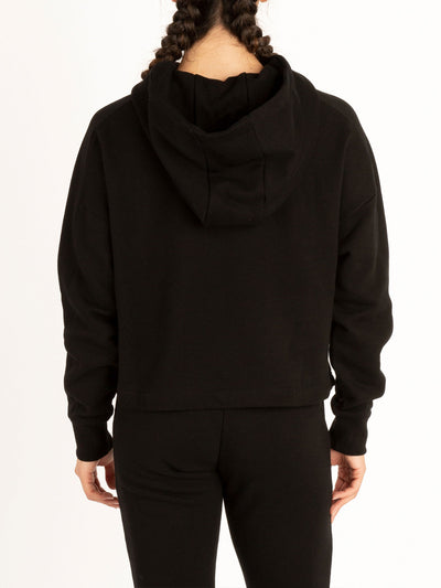 WOMENS COBRA CROPPED WORKOUT HOODIE