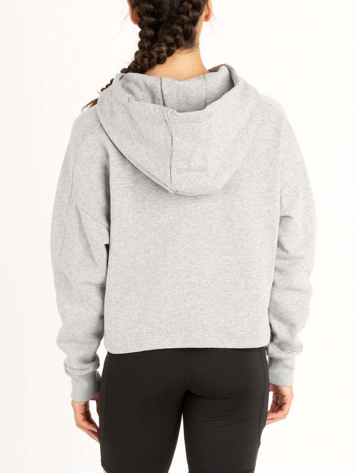 WOMENS COBRA CROPPED WORKOUT HOODIE