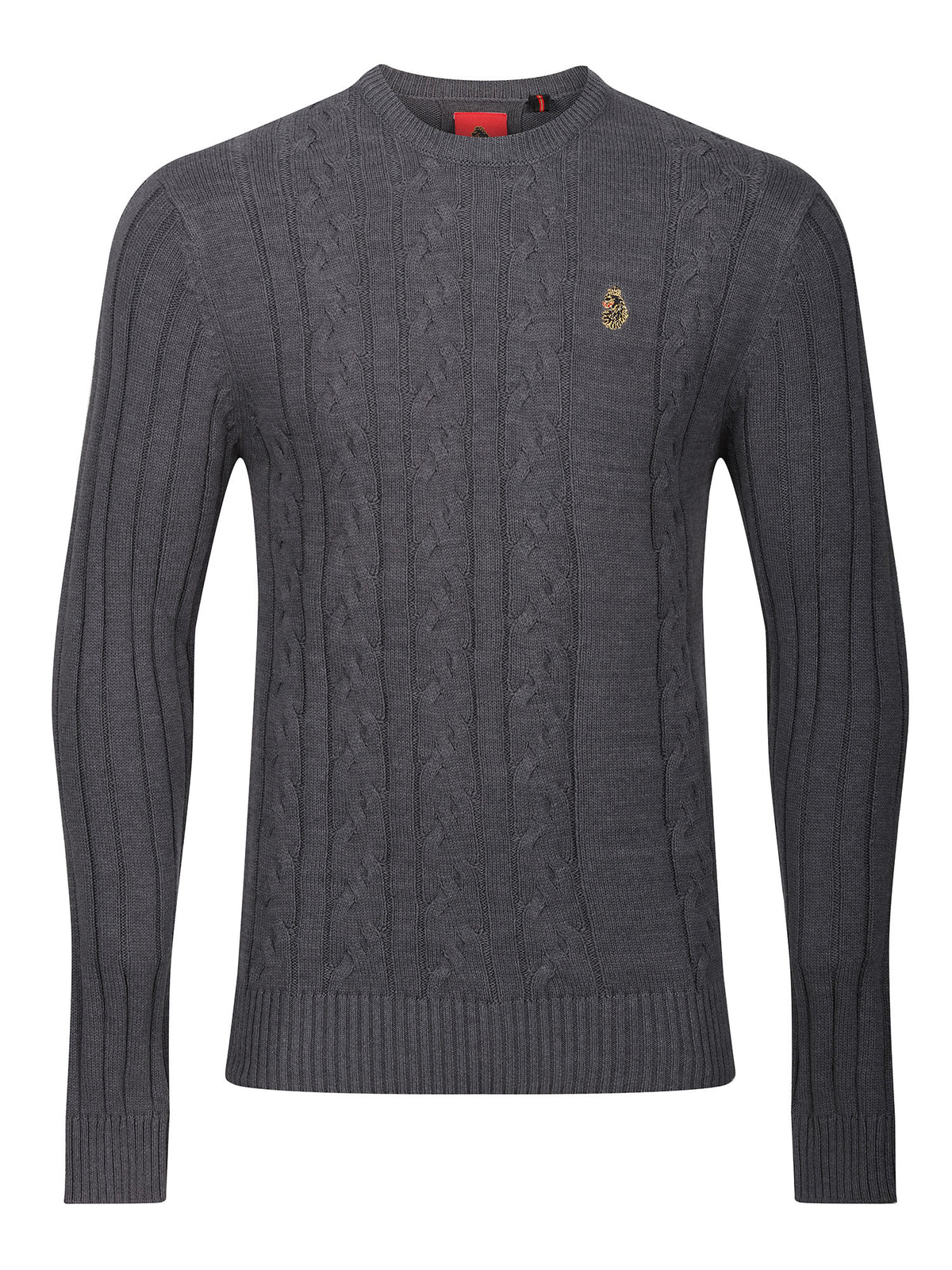 MORDEN KNITTED JUMPER - Charcoal B