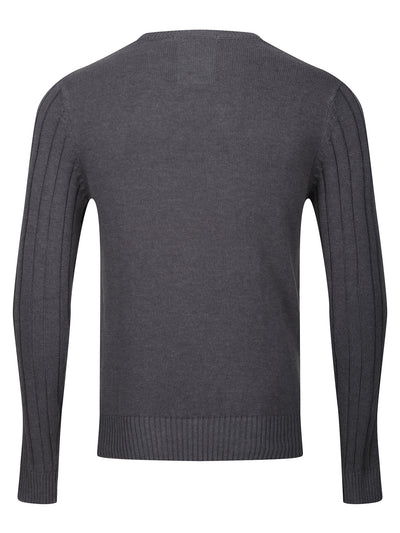 MORDEN KNITTED JUMPER - Charcoal