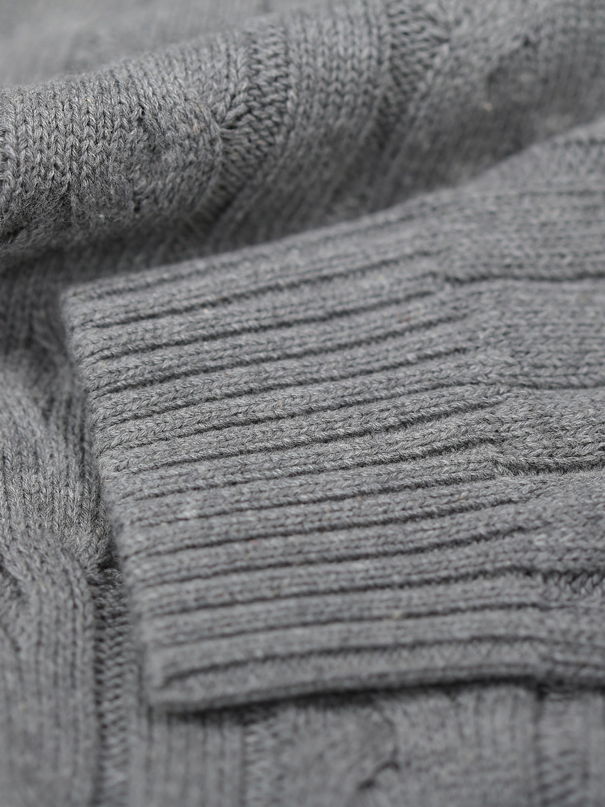 MORDEN KNITTED JUMPER - MID GREY