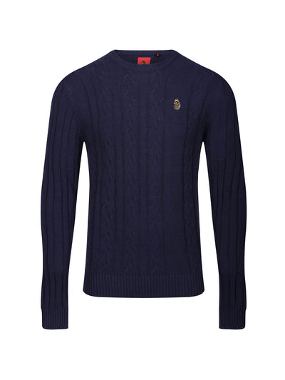 MORDEN CREW NECK KNITTED JUMPER