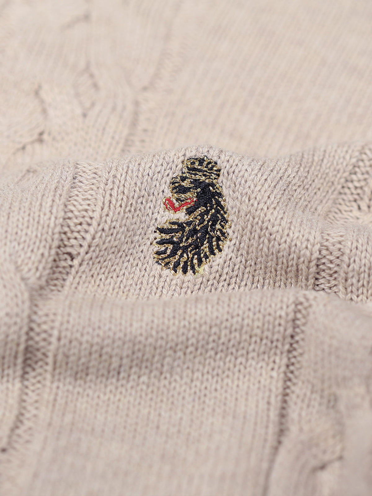 MORDEN KNITTED JUMPER - Stone B