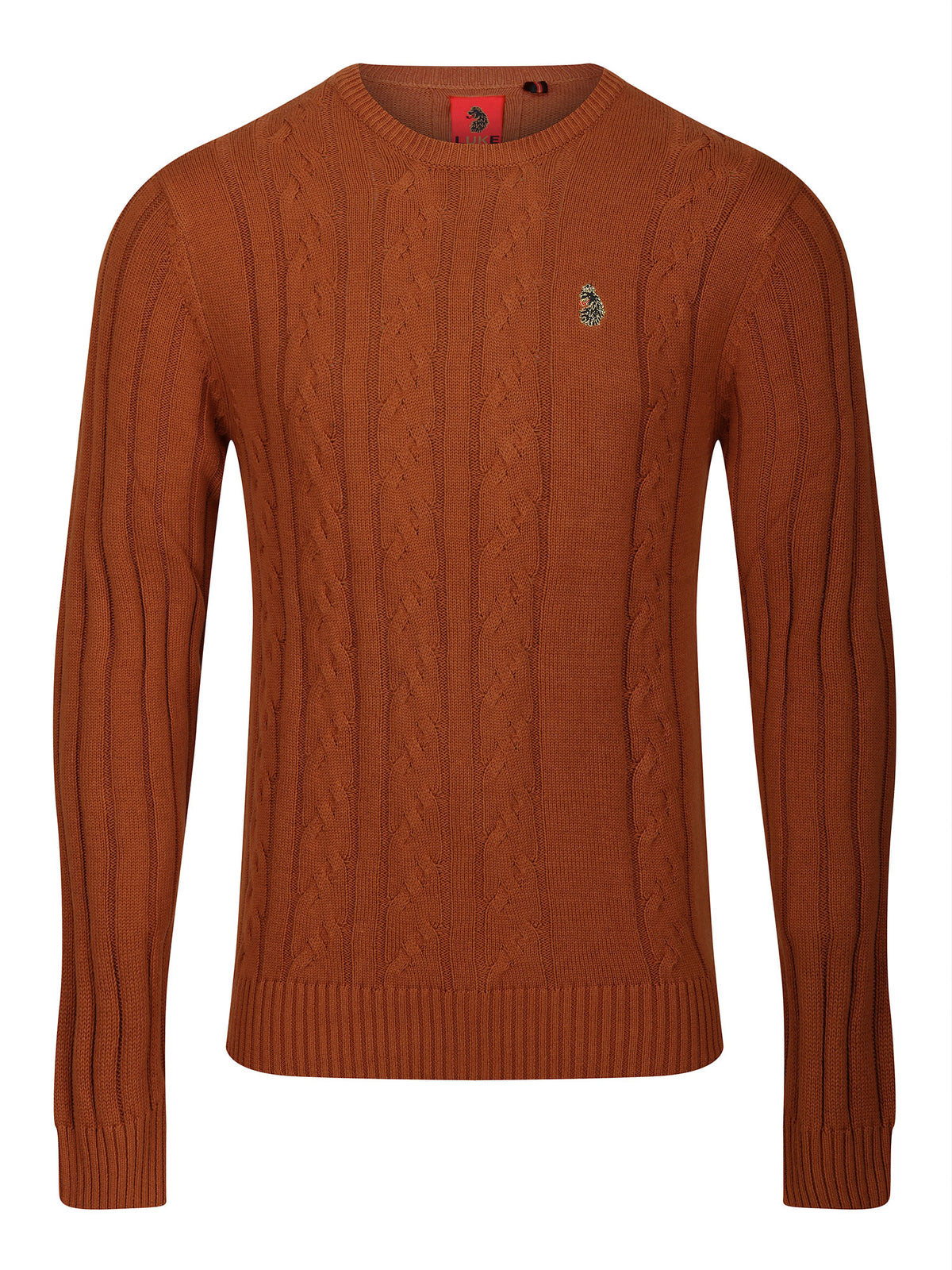 MORDEN KNITTED JUMPER - Tobacco