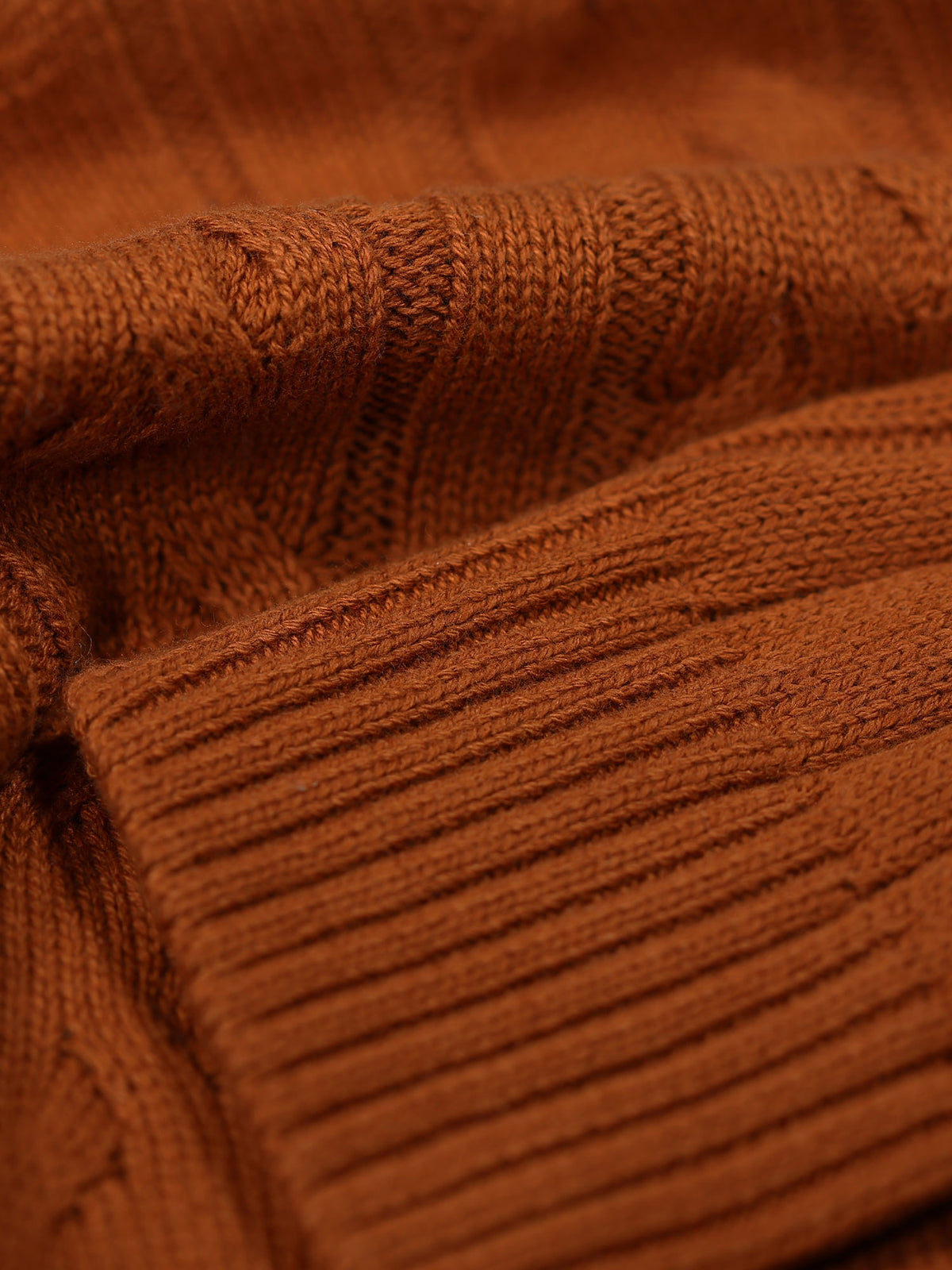 MORDEN KNITTED JUMPER - Tobacco