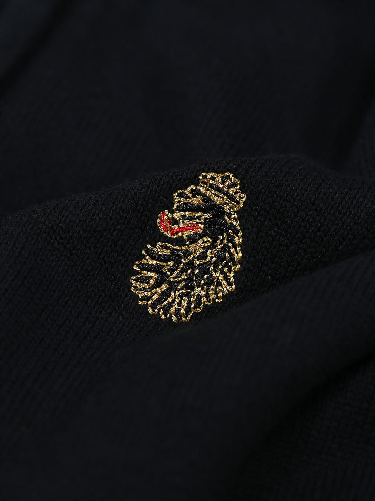 Men's black jumper.