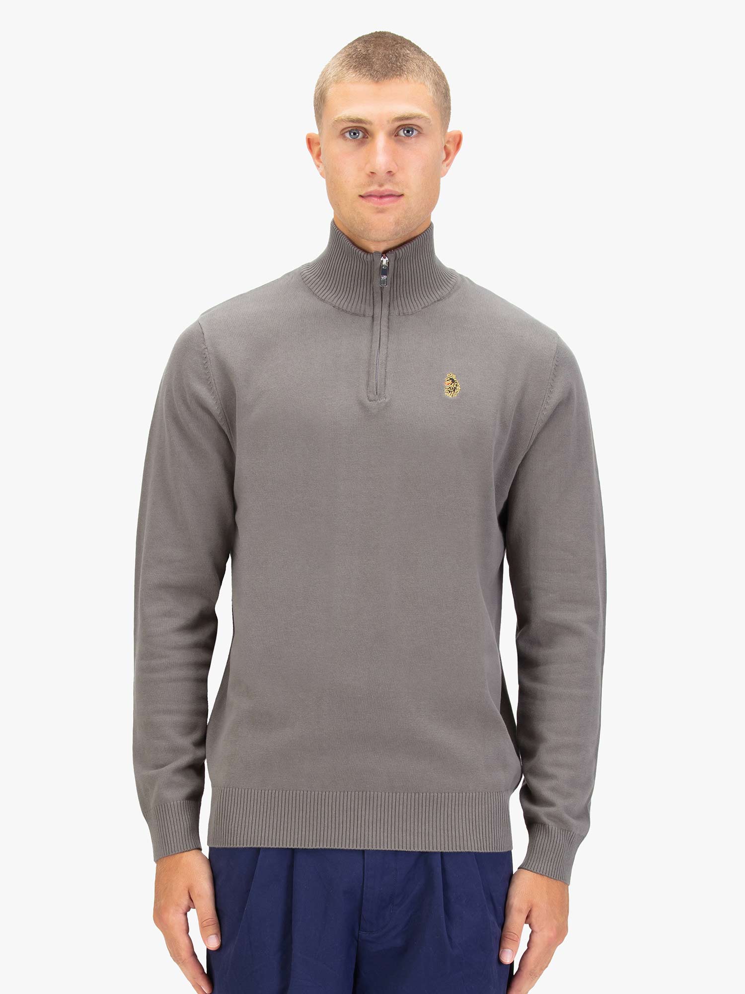 PRETENDER FUNNEL NECK KNITTED JUMPER