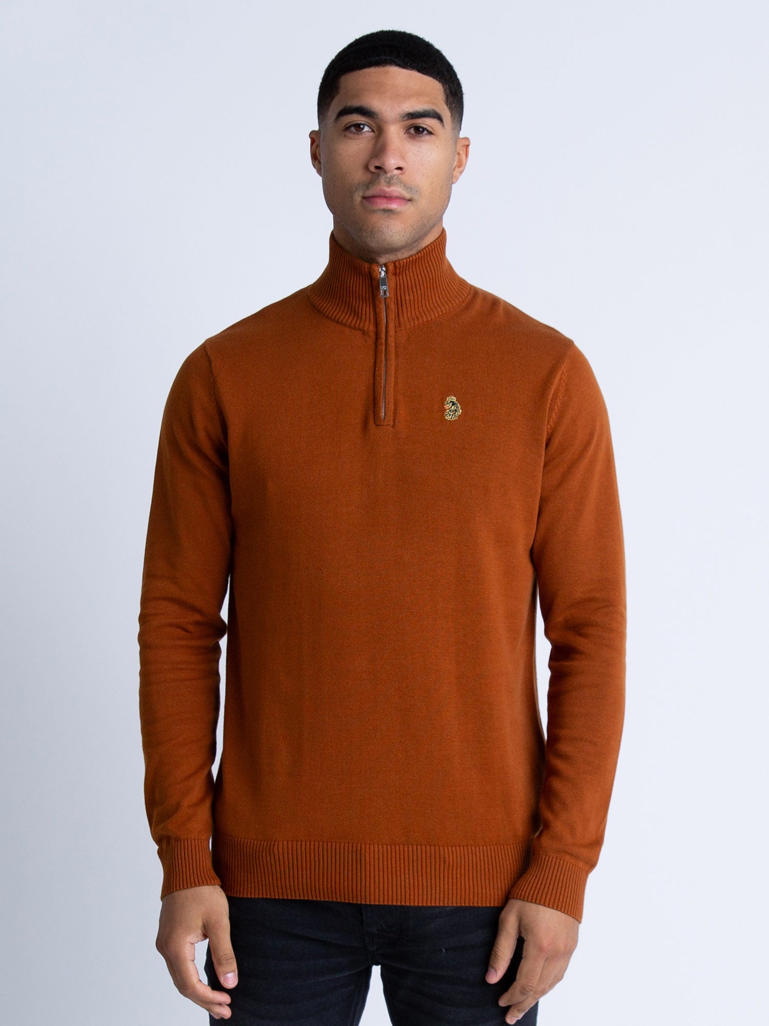 PRETENDER FUNNEL NECK KNITTED JUMPER