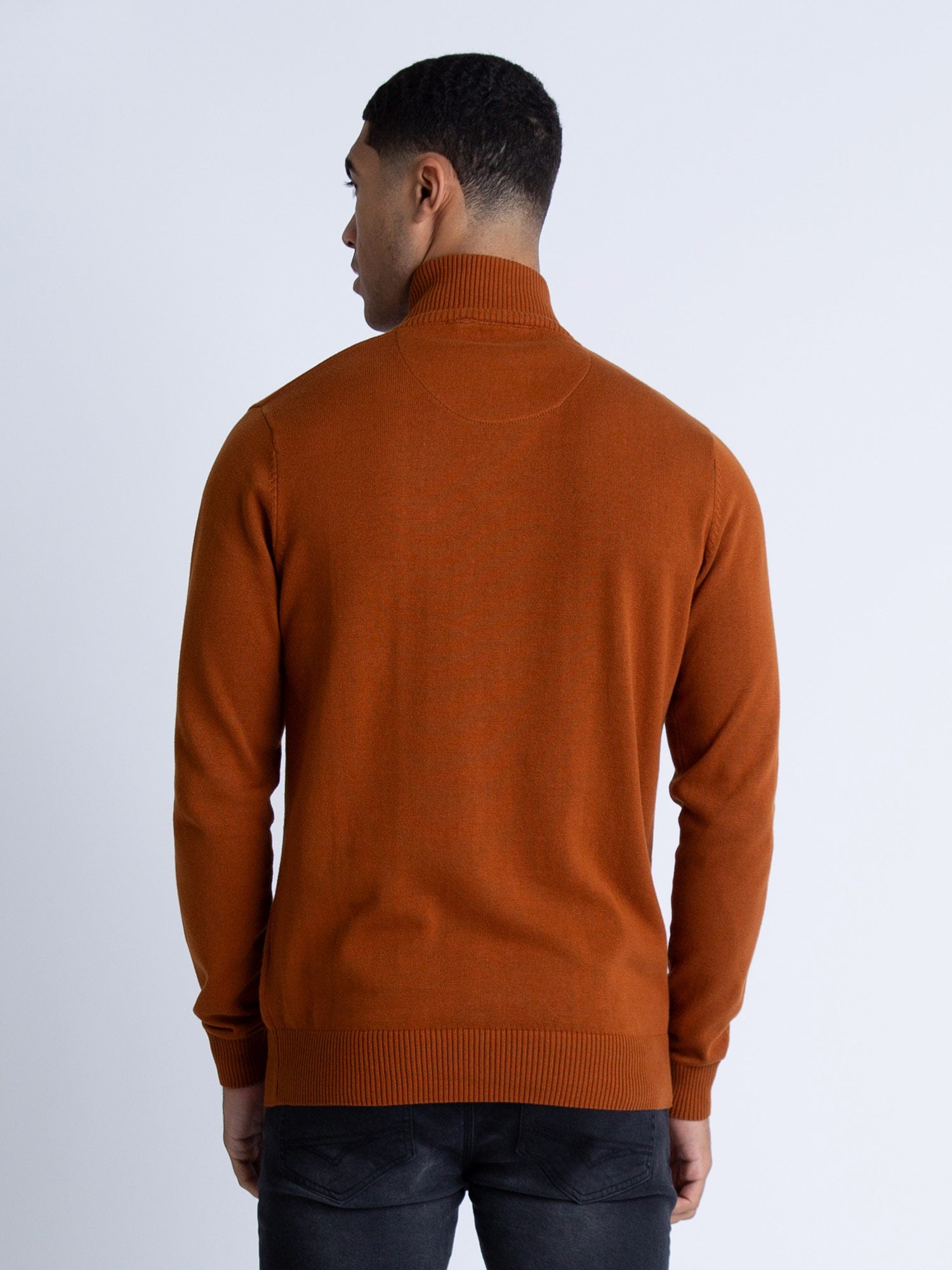 PRETENDER FUNNEL NECK KNITTED JUMPER