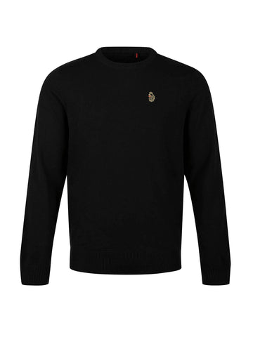 Men's black jumper.