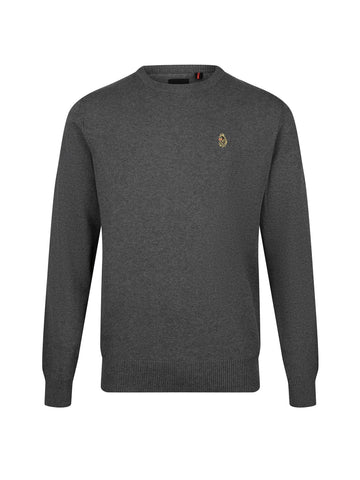 Gerard Knitted Jumper - Charcoal