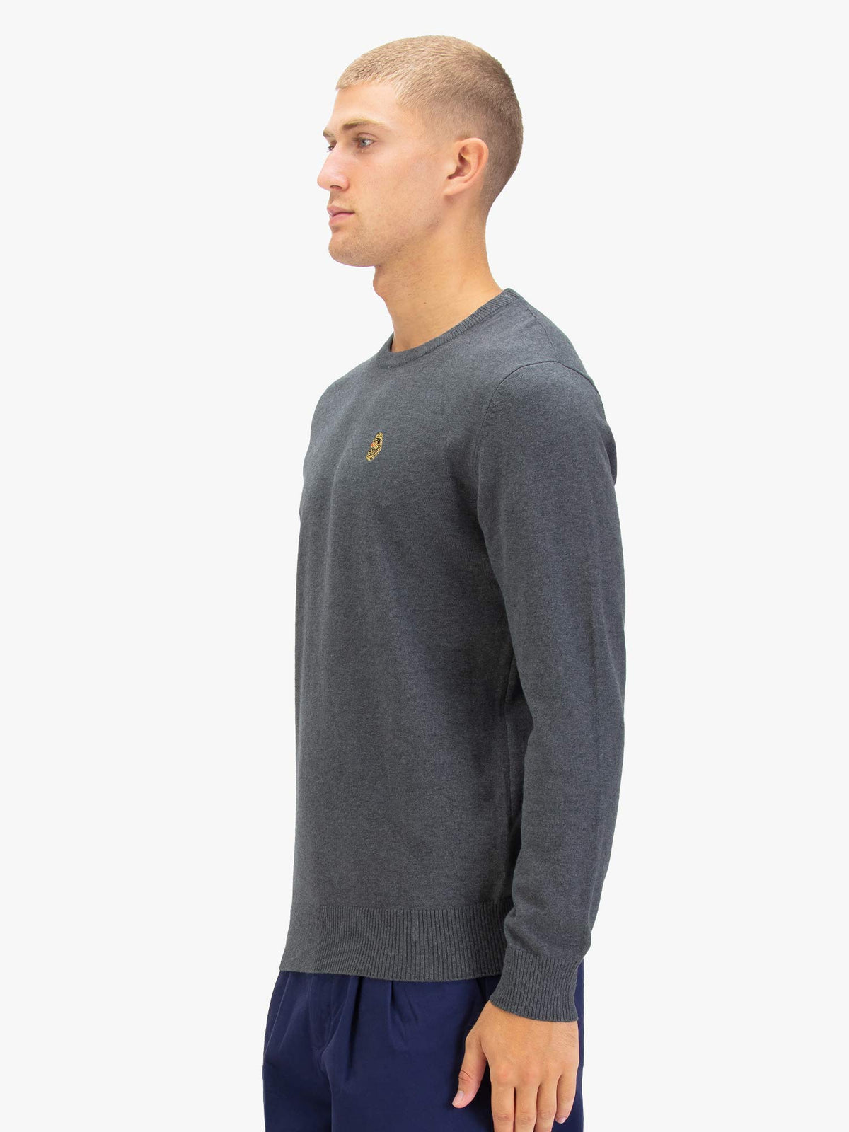 Men's grey jumper.