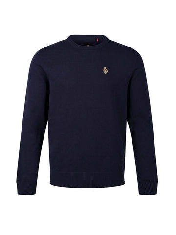 Men's navy jumper.