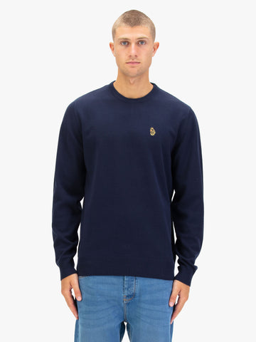 Men's navy jumper.