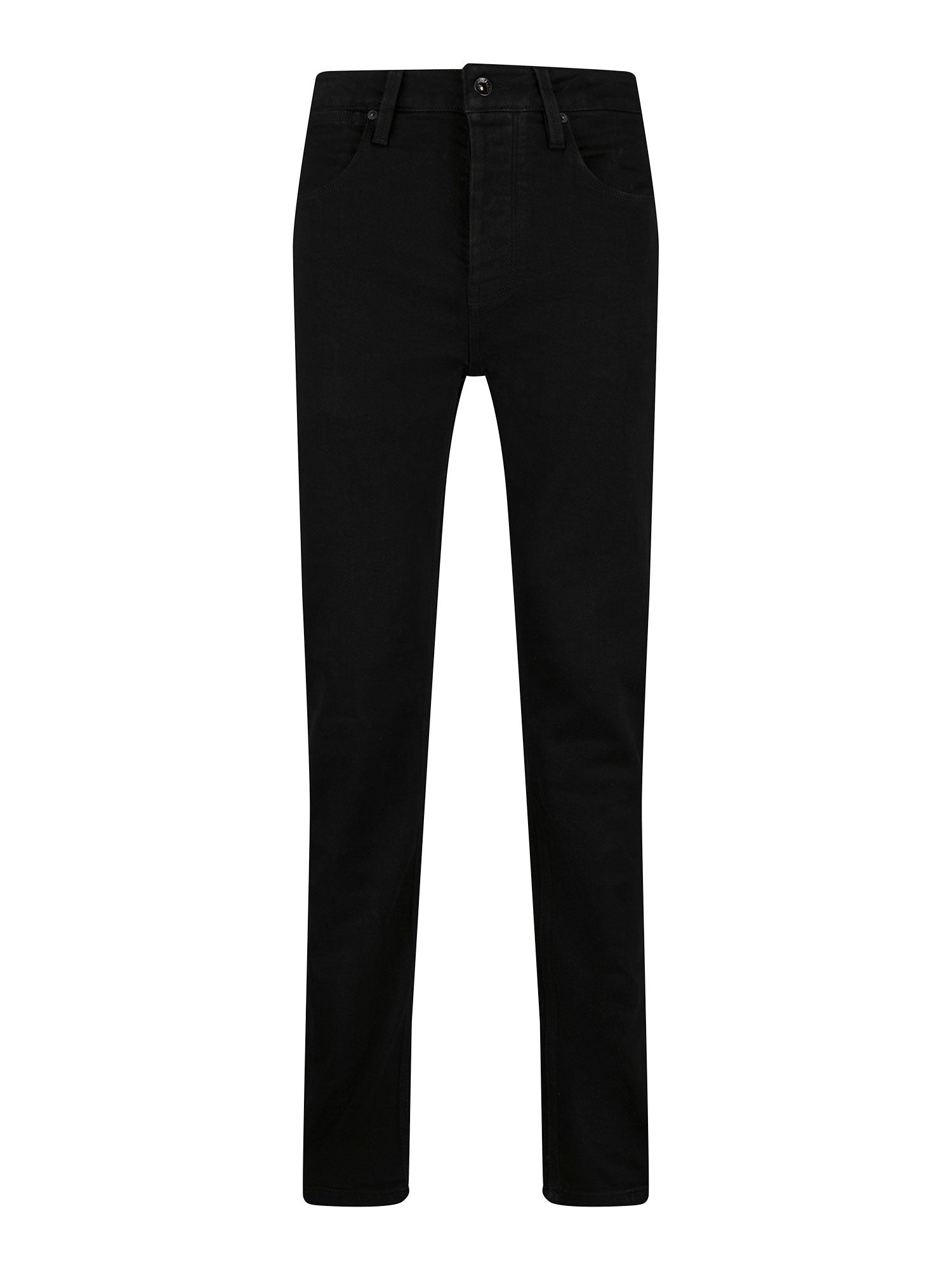FREDDIE FAST STRAIGHT LEG BLACK JEANS