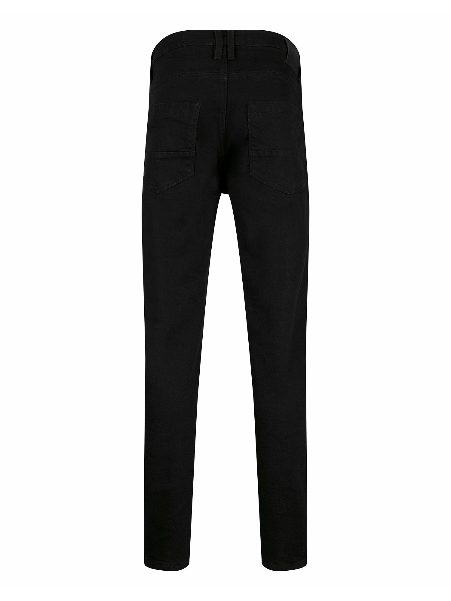 FREDDIE FAST STRAIGHT LEG BLACK JEANS