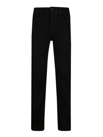 LUKE 1977 Freddie Fast men's straight leg stretch denim jeans in black