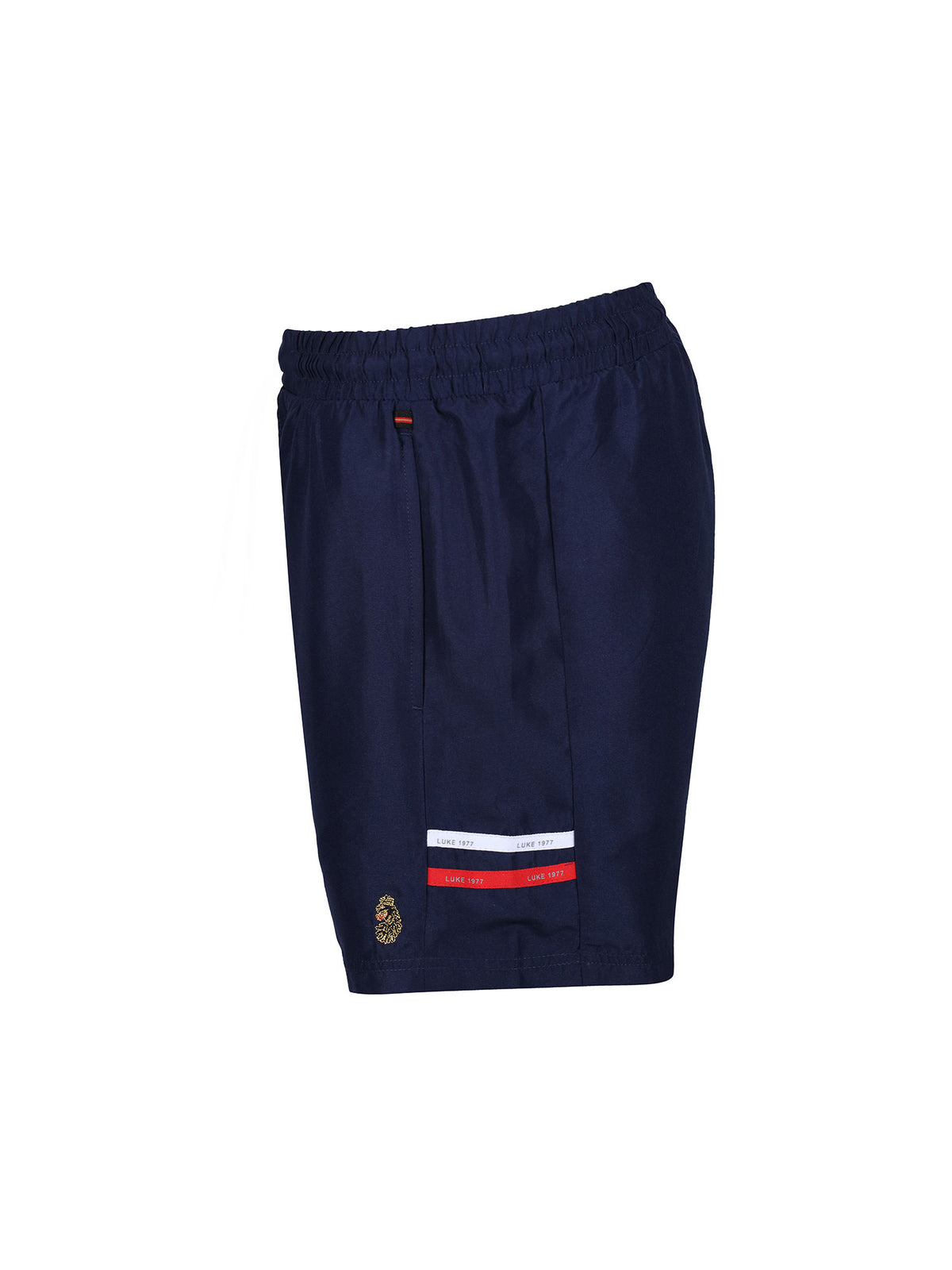 Boy's shorts with cord and printed, side view