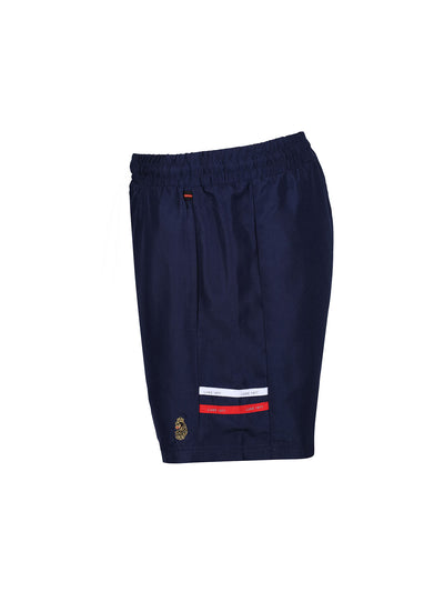 Boy's shorts with cord and printed, side view