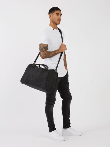 Men's black bag.